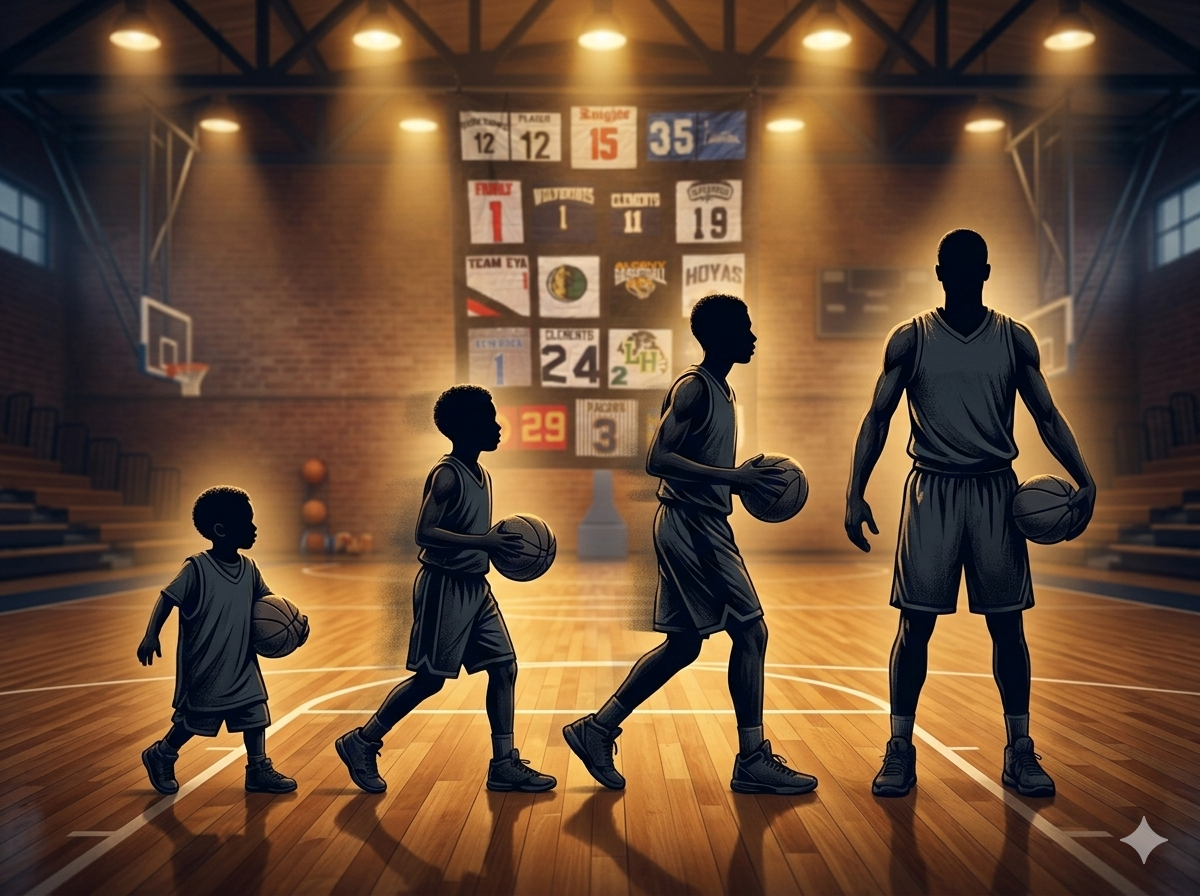 From Preschool to Varsity: A Basketball T-Shirt Quilt