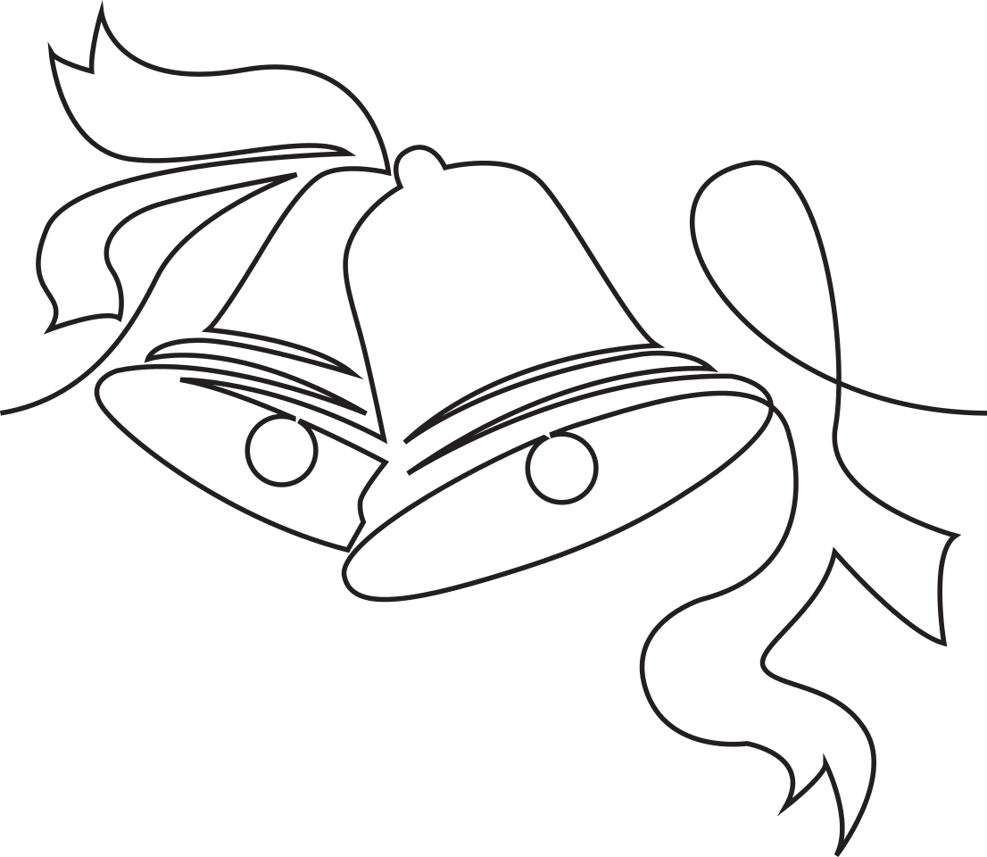 Wedding Bells longarm quilting stitch pattern, item WD-002