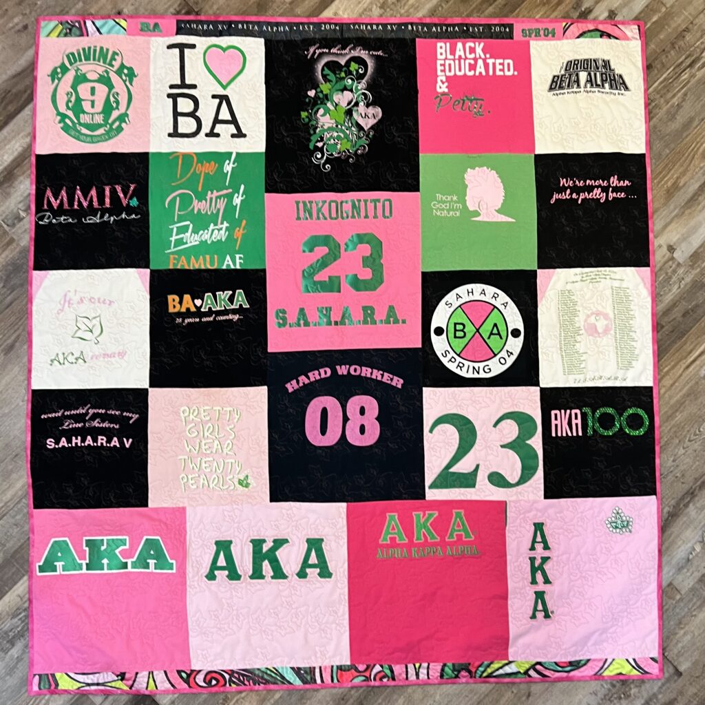 AKA T-shirt Quilt