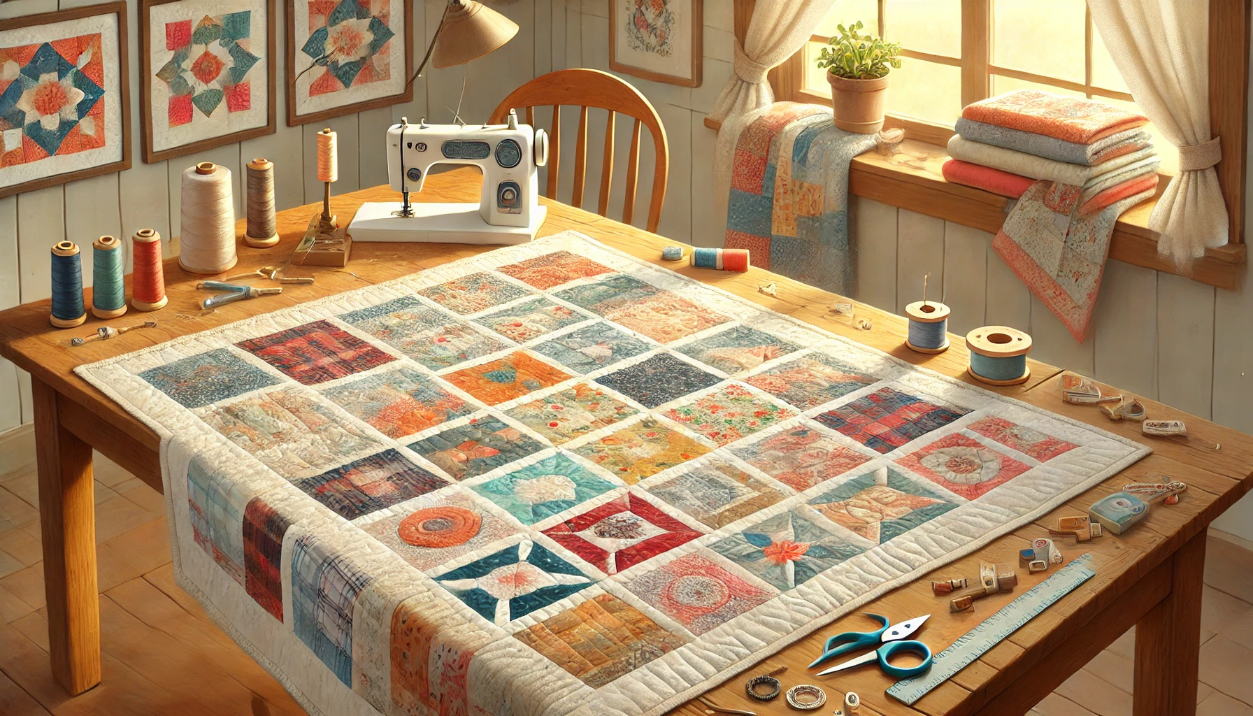 Memory Quilt in Progress