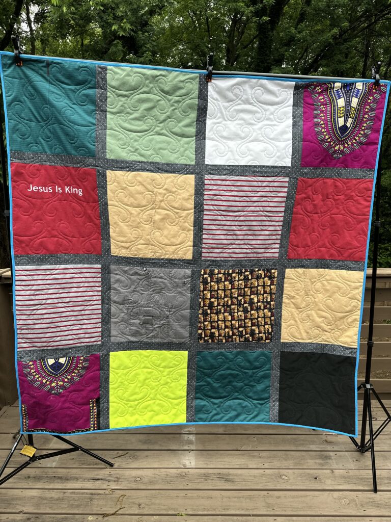 A Husband's T-Shirt Quilt