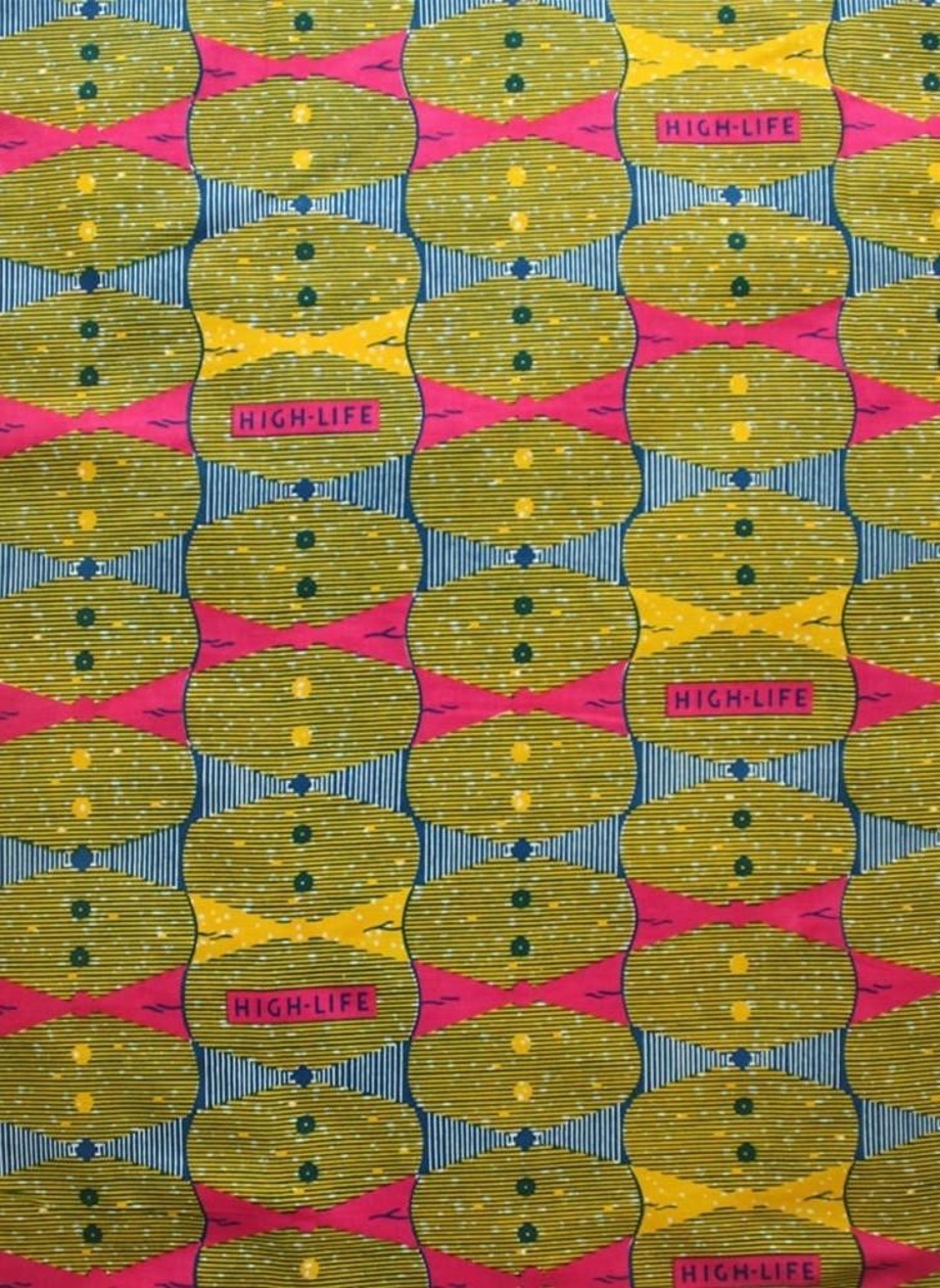 High Life. Fabric close up.