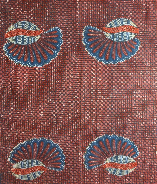 Close up of Kwadusa fabric.